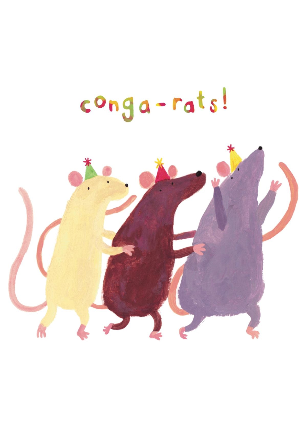 Conga-Rats Congrats Card