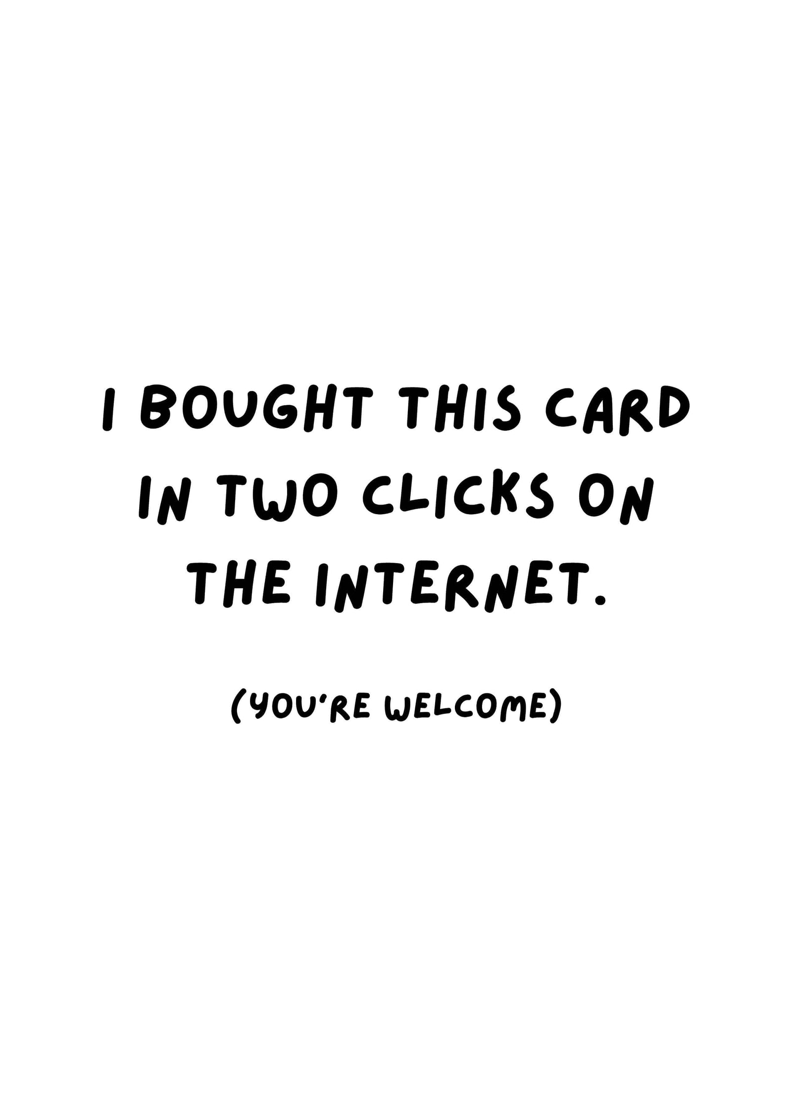 Two Clicks Birthday Card