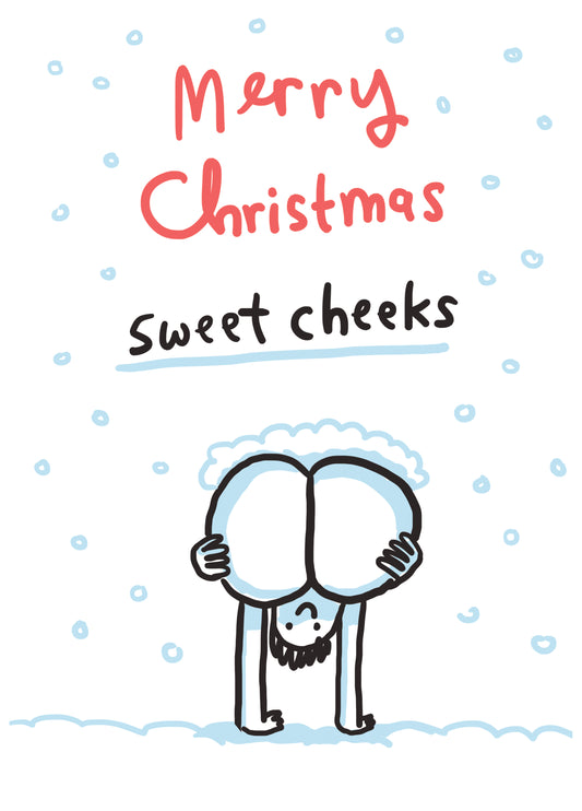 Merry Christmas Sweet Cheeks Card