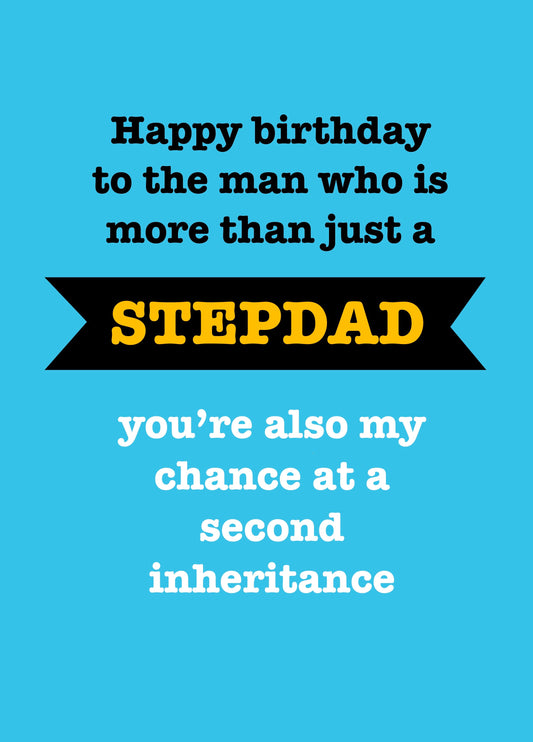 More Than Stepdad Inheritance Birthday Card