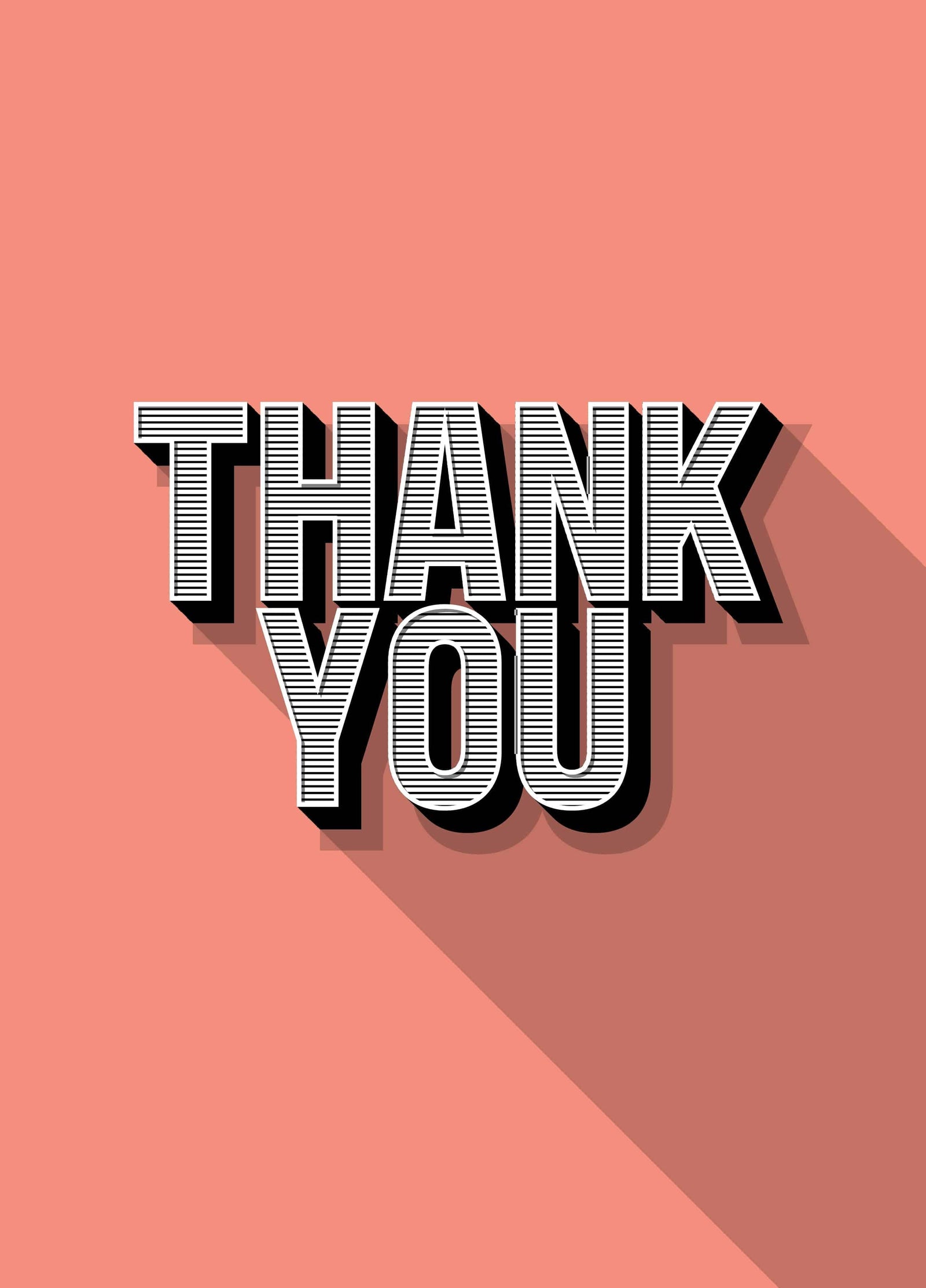 Thank You Bold Type Card