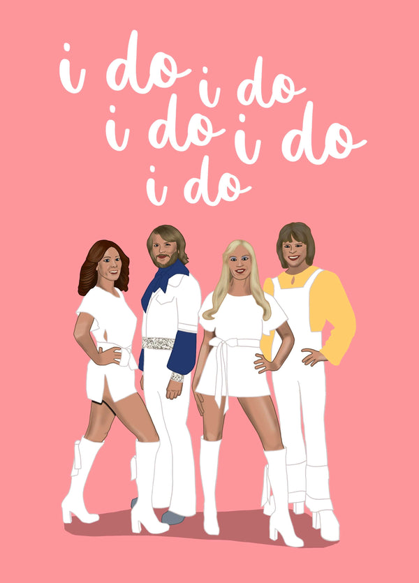 ABBA I Do Card