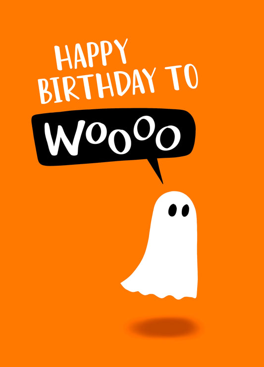 Halloween Themed Birthday Card