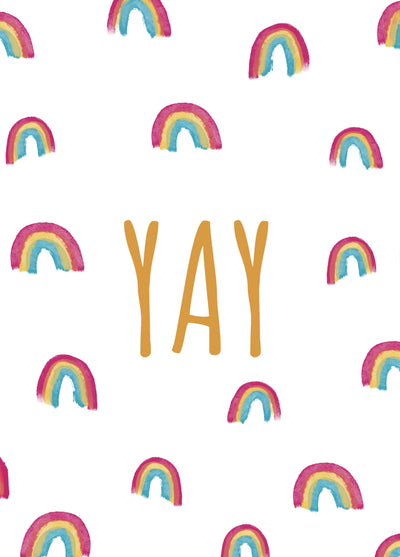 YAY Rainbows Card