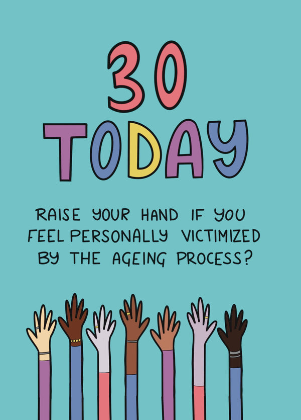 You're 30 Today! That's So Fetch. Card