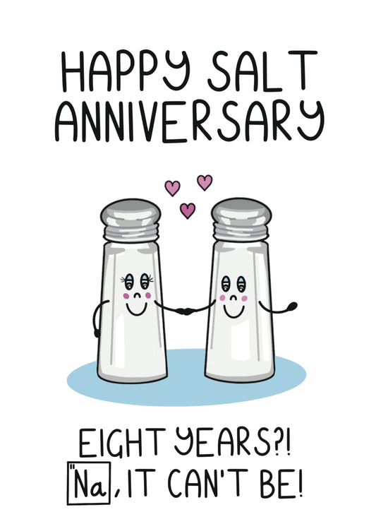 Salt Anniversary Card