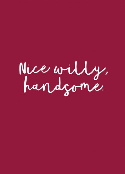 Nice Willy, Handsome Card