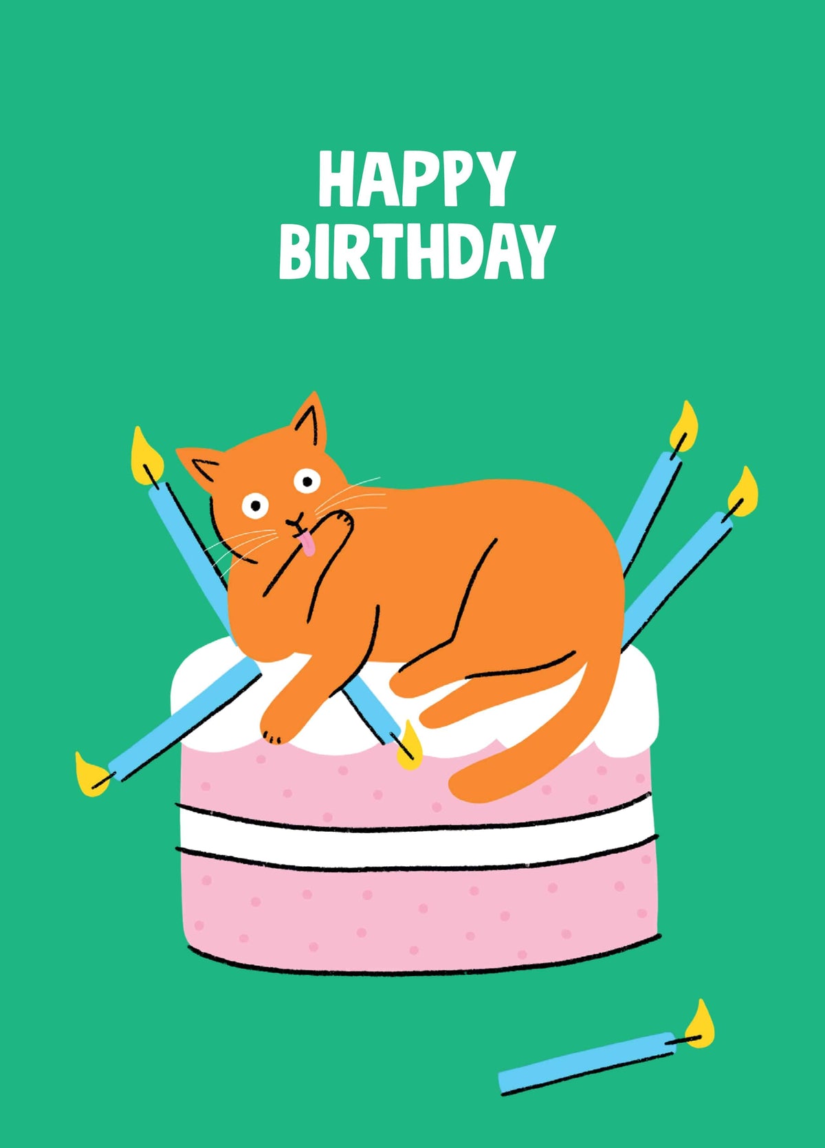 Cat Cake Card