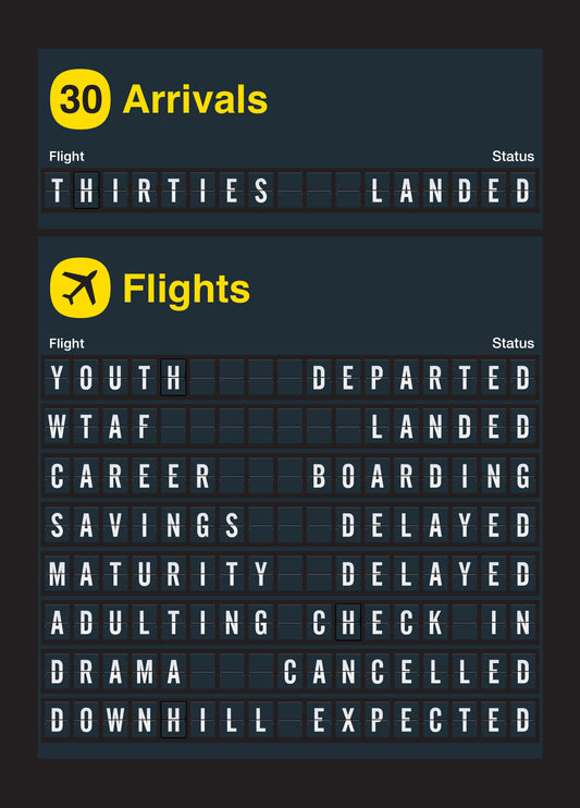 30 Arrivals