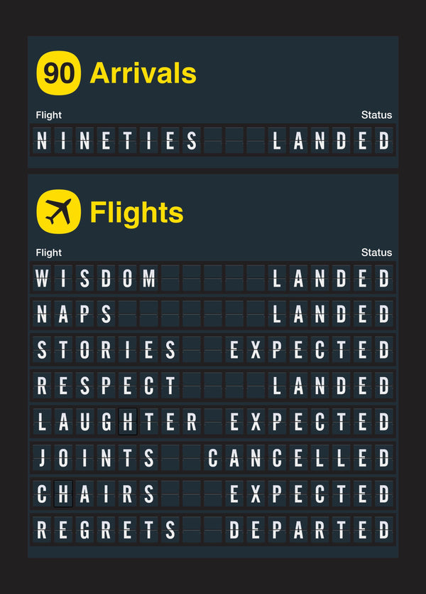 90 Arrivals