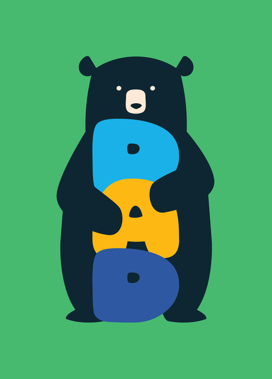Dad Bear Hug – Cute Father's Day Card