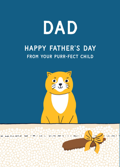 From Your Purr-fect Child – Funny Father's Day Card