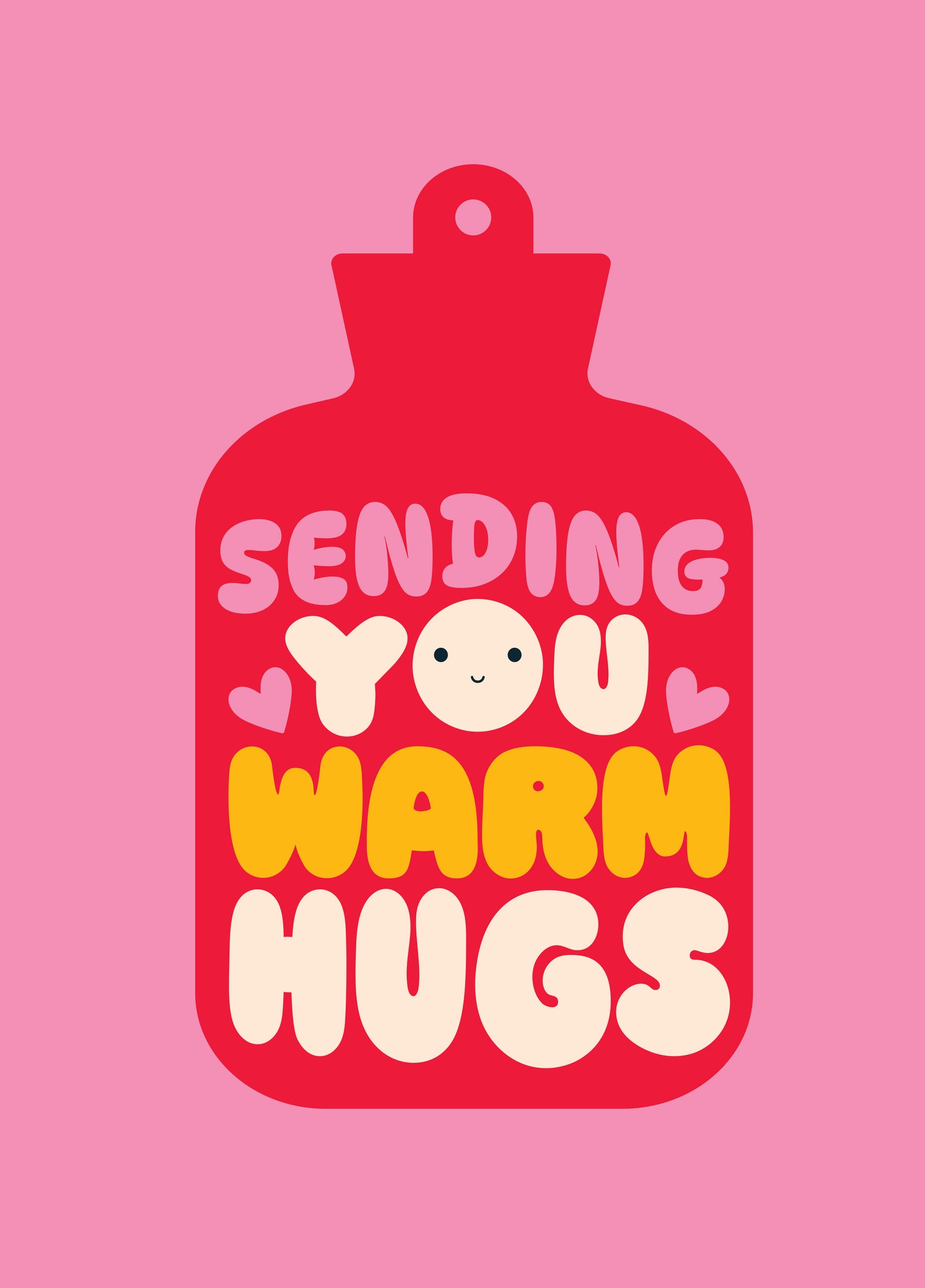 Sending You Warm Hugs Comfort Card