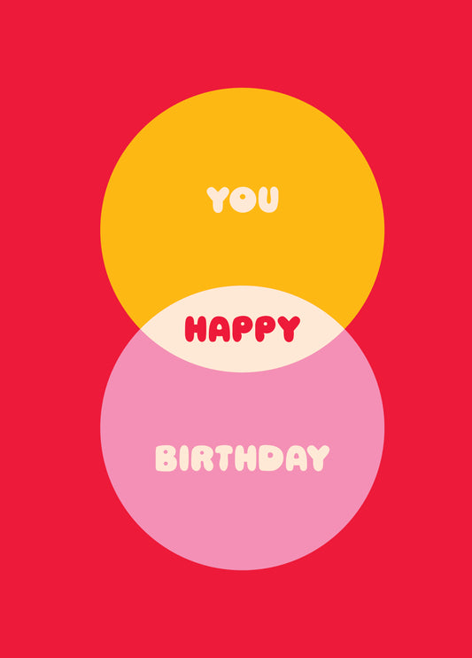 You Happy Birthday Graphic Funny Birthday Card