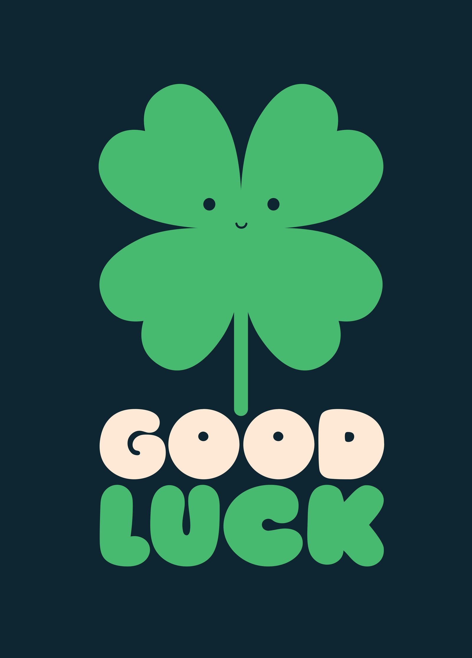 Good Luck Four Leaf Clover