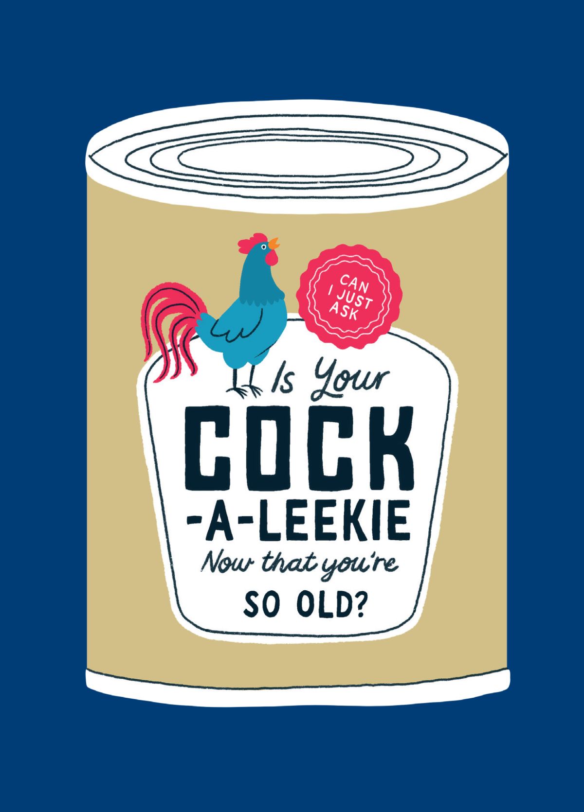 Rude Cock-a-Leekie Birthday Card