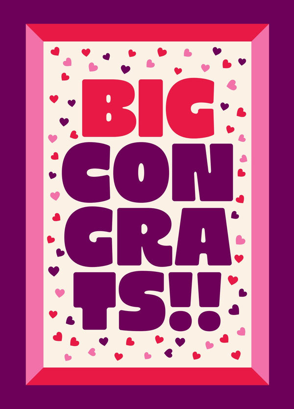 Big Congrats Card