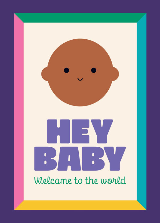 Hey Baby New Baby Card