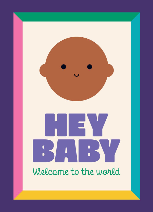 Hey Baby New Baby Card