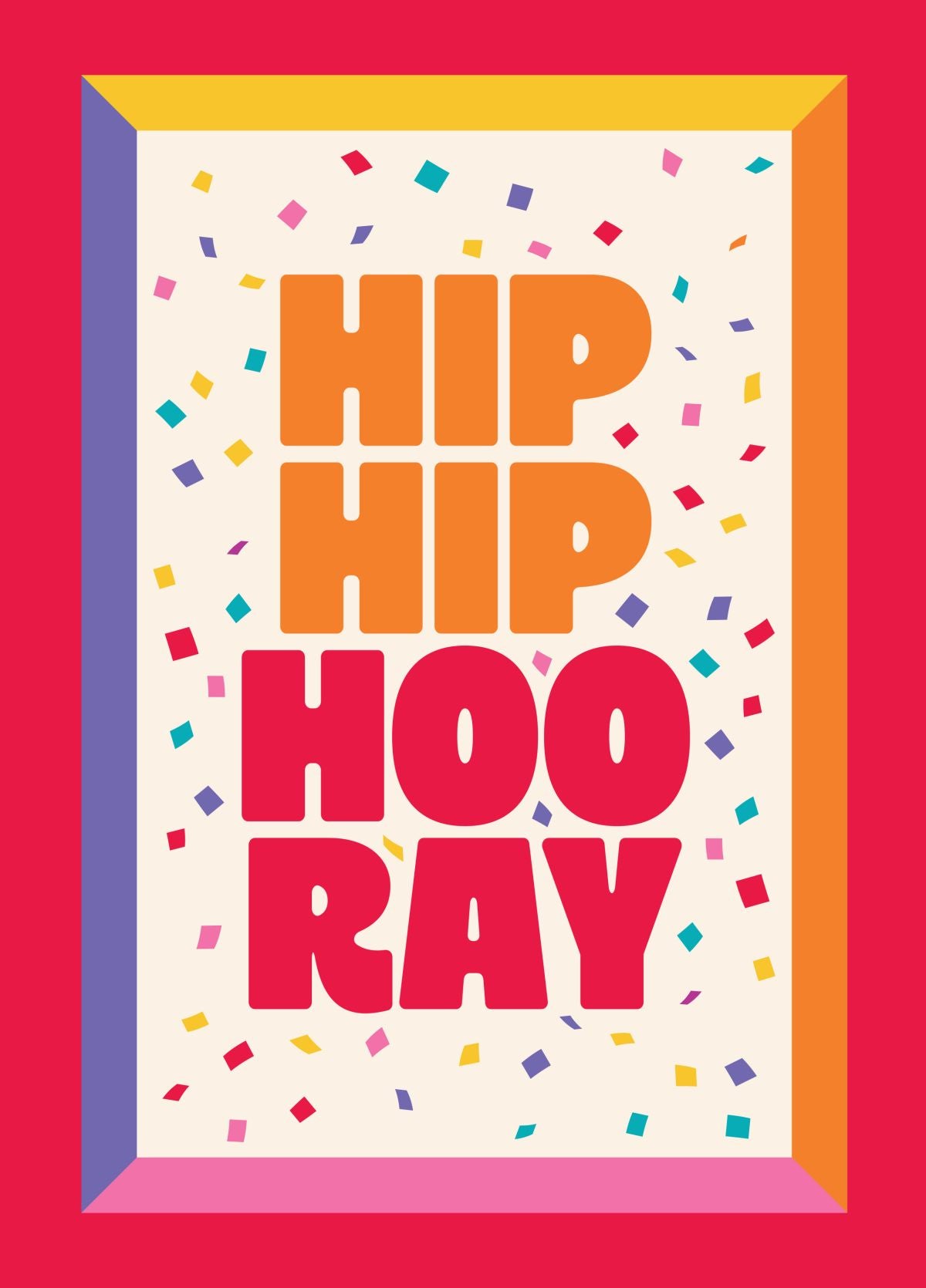 Hip Hip Hooray Card