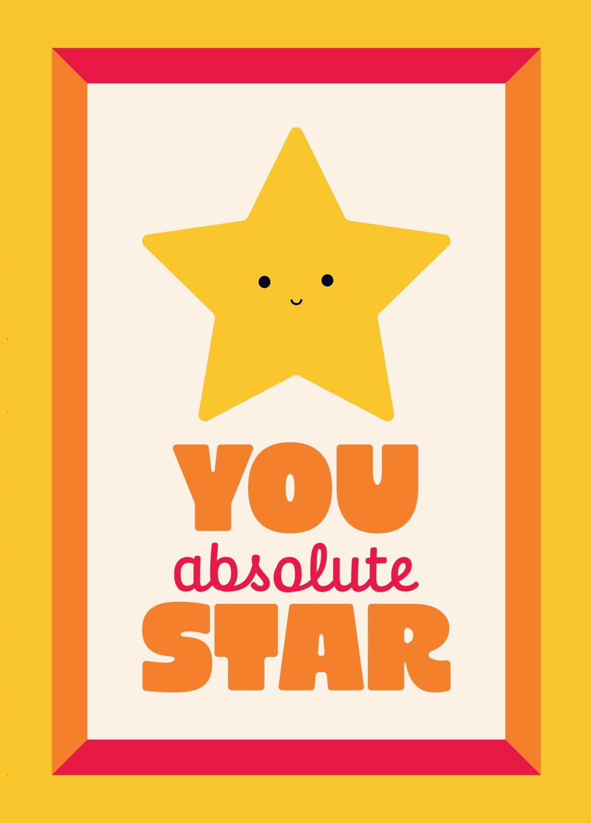 You Absolute Star Card