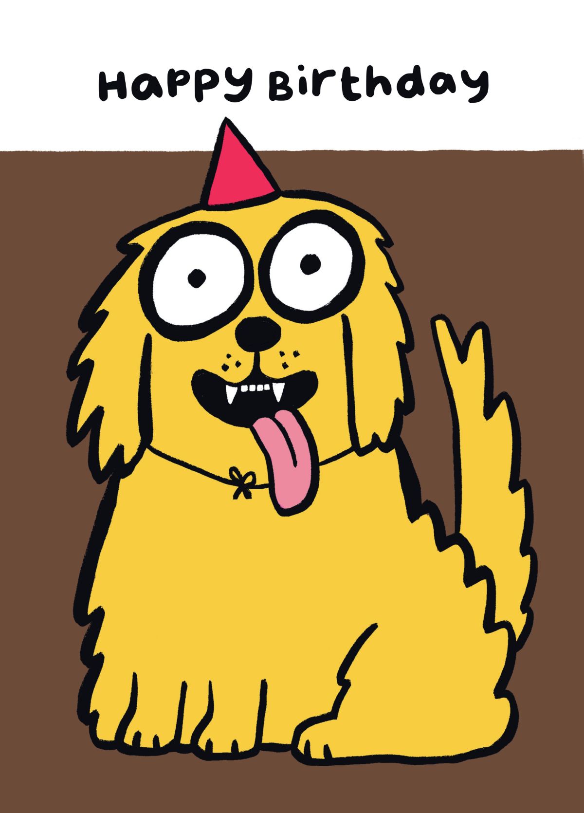 Happy Birthday Golden Dog