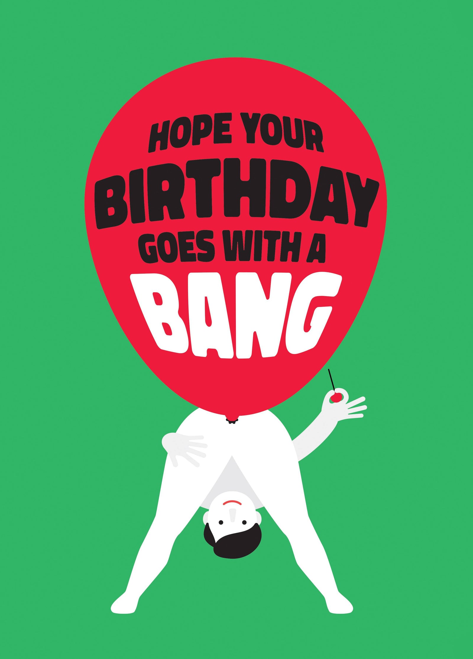 NSFW Birthday Bang Man Card