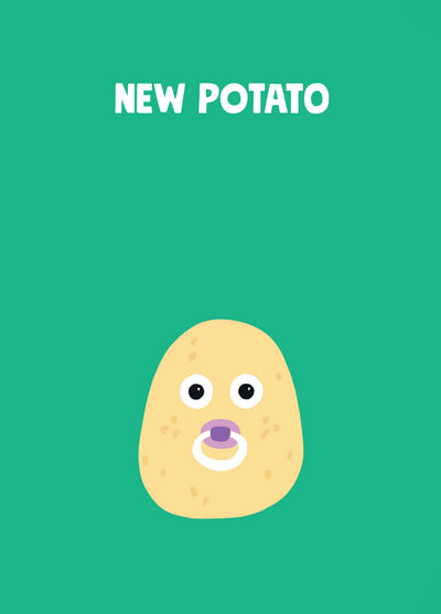 New Potato New Baby Card