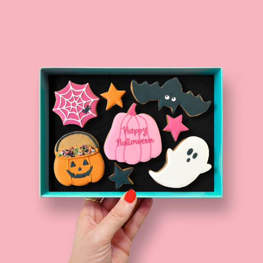 Spooky Halloween Letterbox Iced Cookies