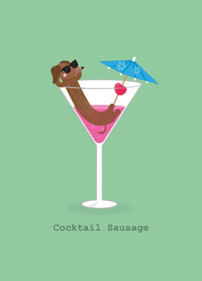 Cocktail Sausage Card