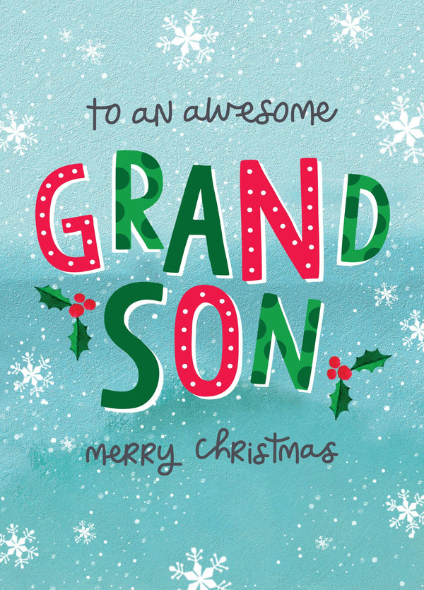 To An Awesome Grandson Card