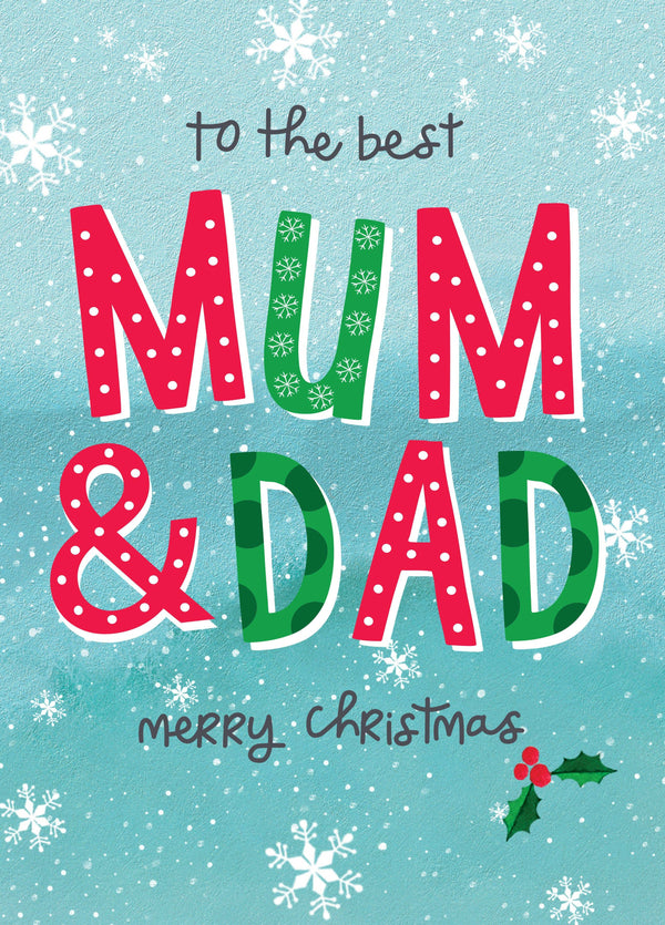 To The Best Mum & Dad Card