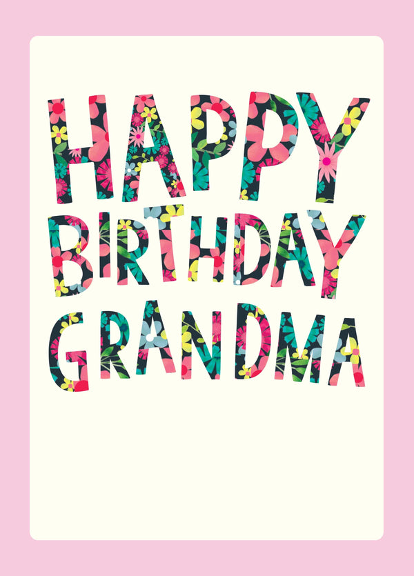 Happy Birthday Grandma Card