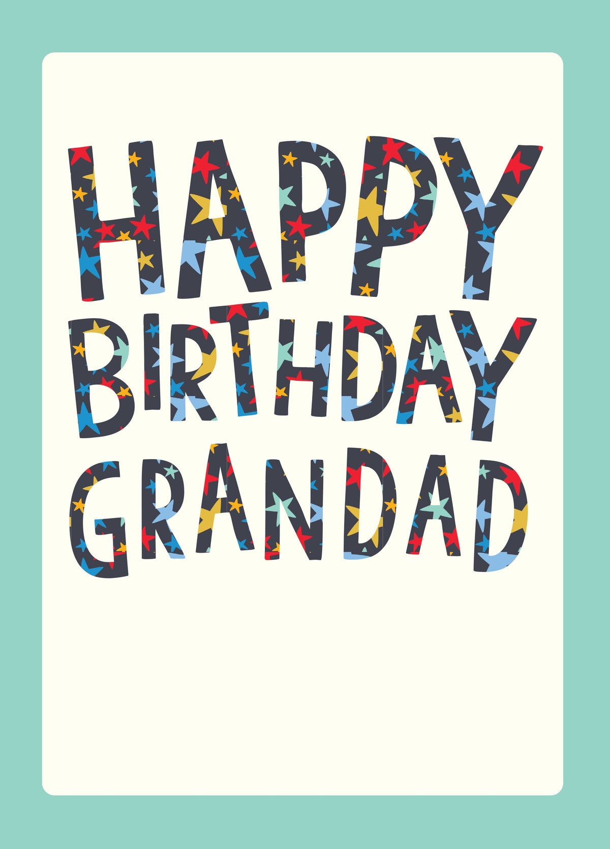 Birthday Grandad Starry Card