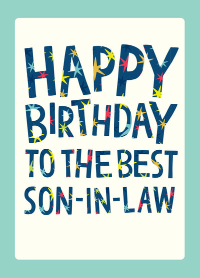 Happy Birthday To The Best Son-in-law