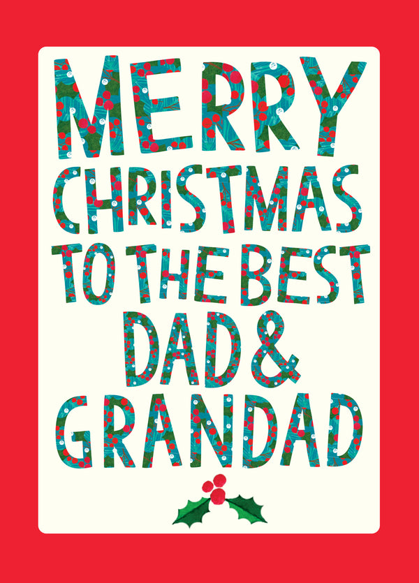 Merry Christmas To The Best Dad & Grandad