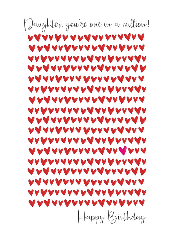 Daughter, You're One In A Million!