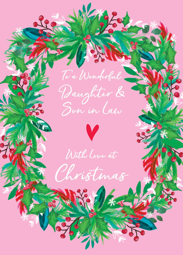 To A Wonderful Daughter & Son-in-law