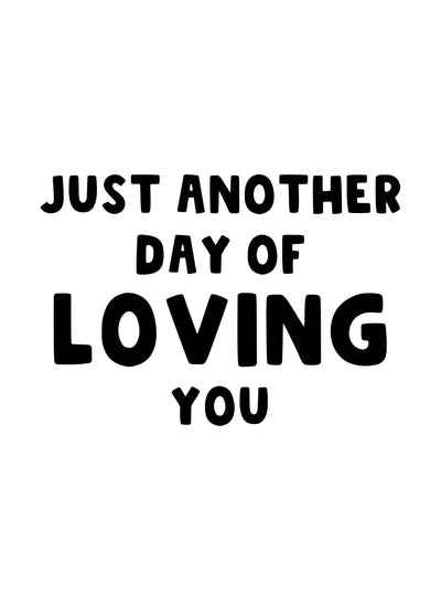 Cute Loving You Anniversary Card