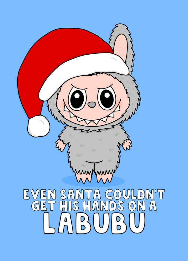 Funny Labubu Christmas Card