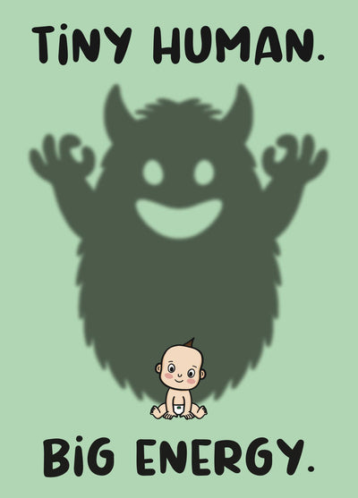 Tiny Human Big Energy Card