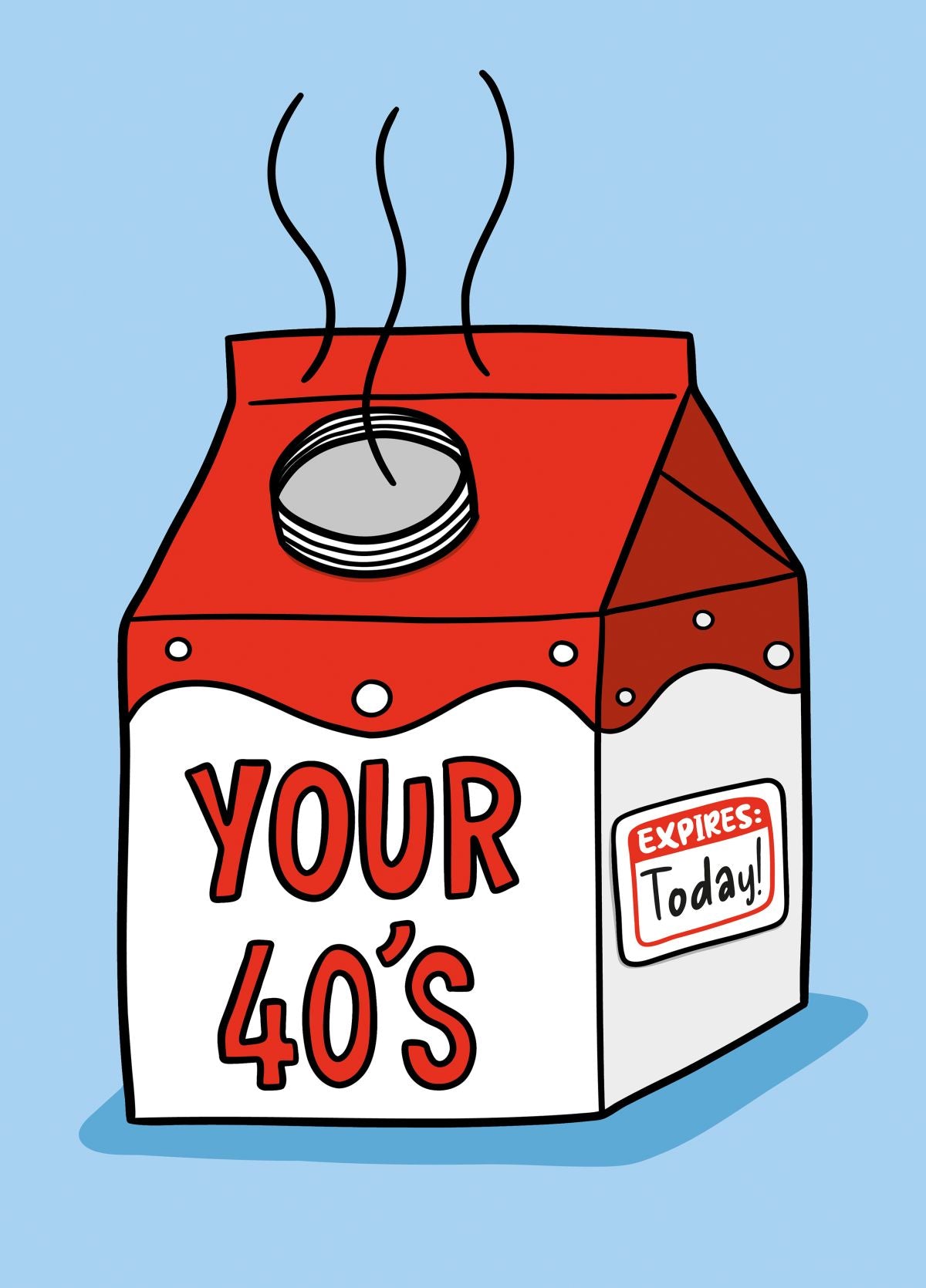 50th Expired Milk Card
