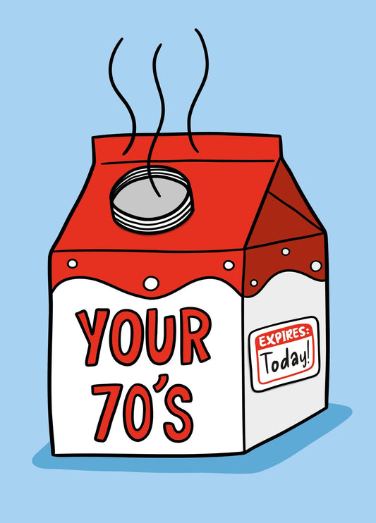 80th Expired Milk Card