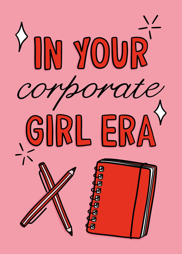 Corporate Girl Era Card