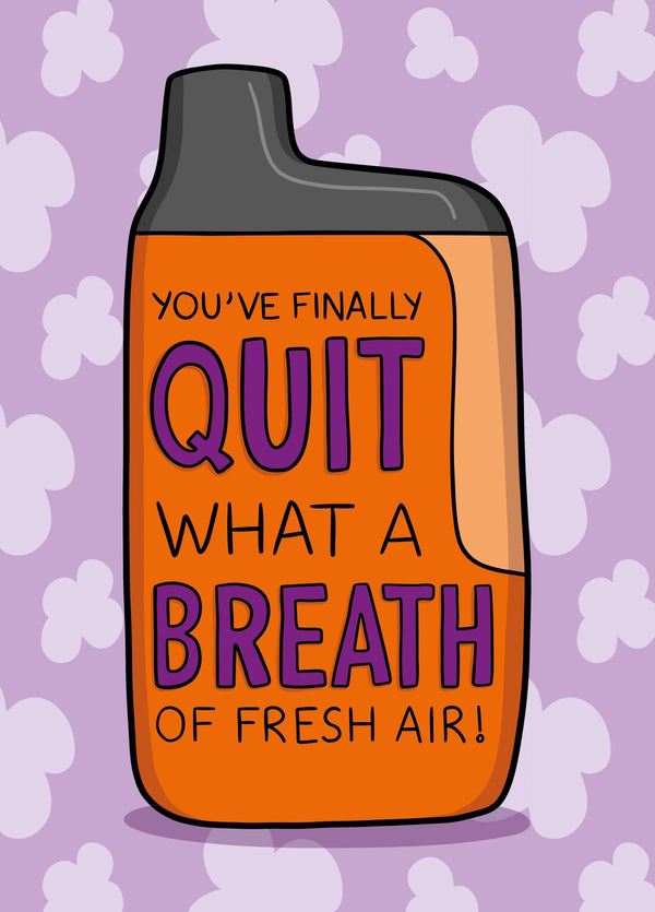 Quit Vaping Fresh Air Card