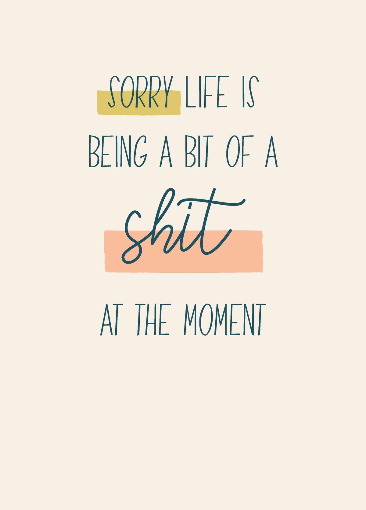 Life Being A Shit Card