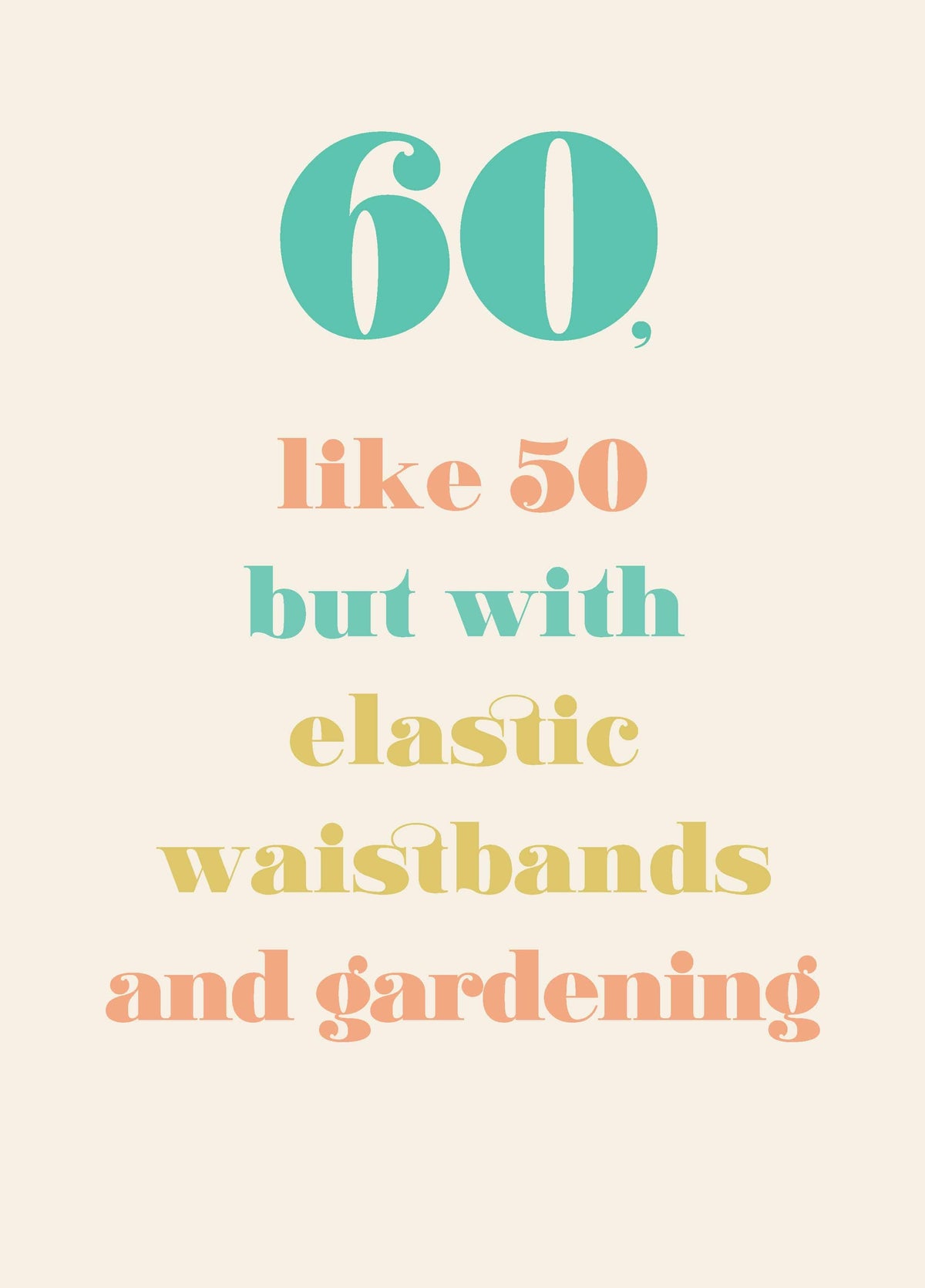 60 Like 50 Card