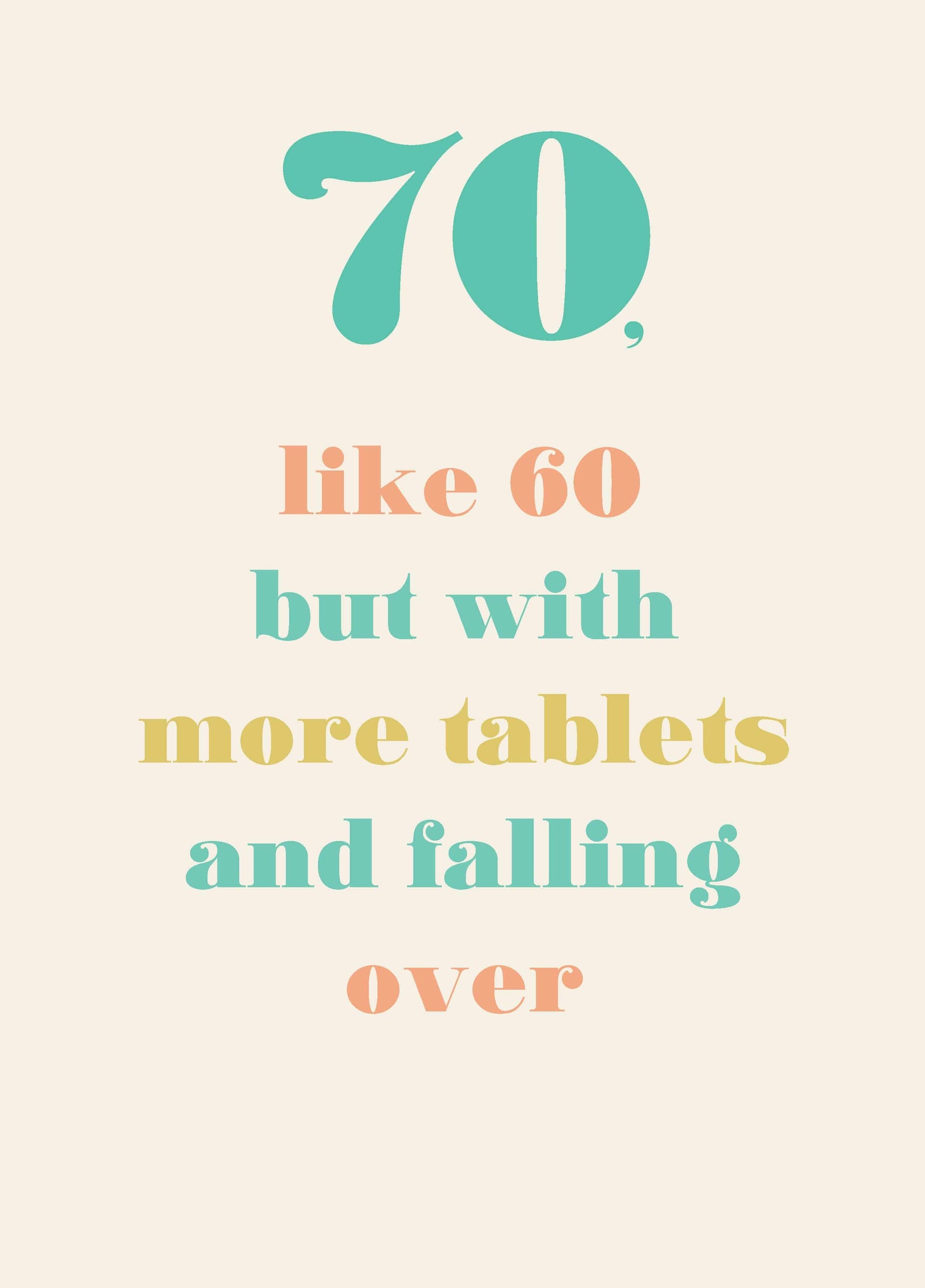 70 Like 60 Card