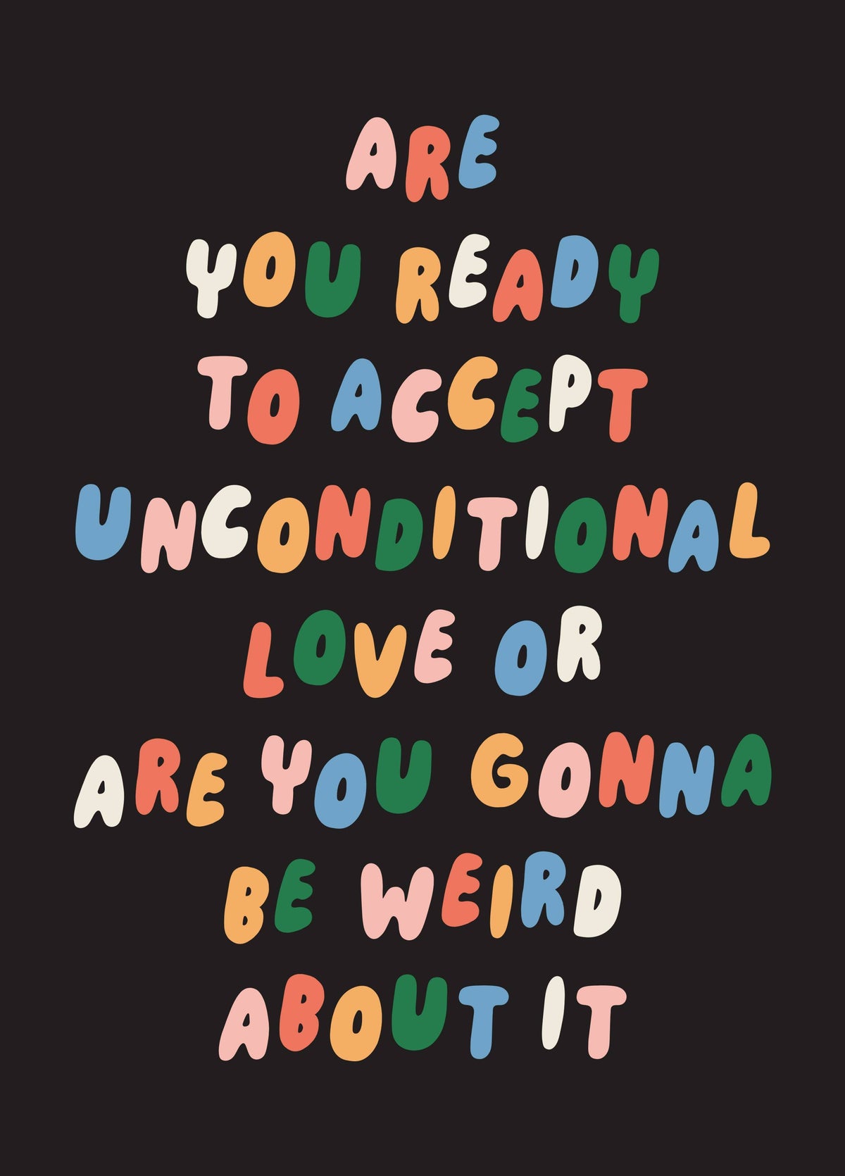 Unconditional Love Card