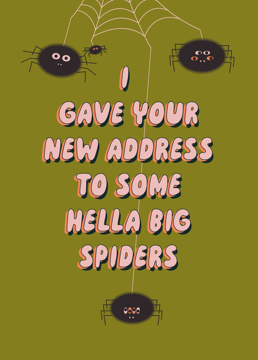 Spiders New Home